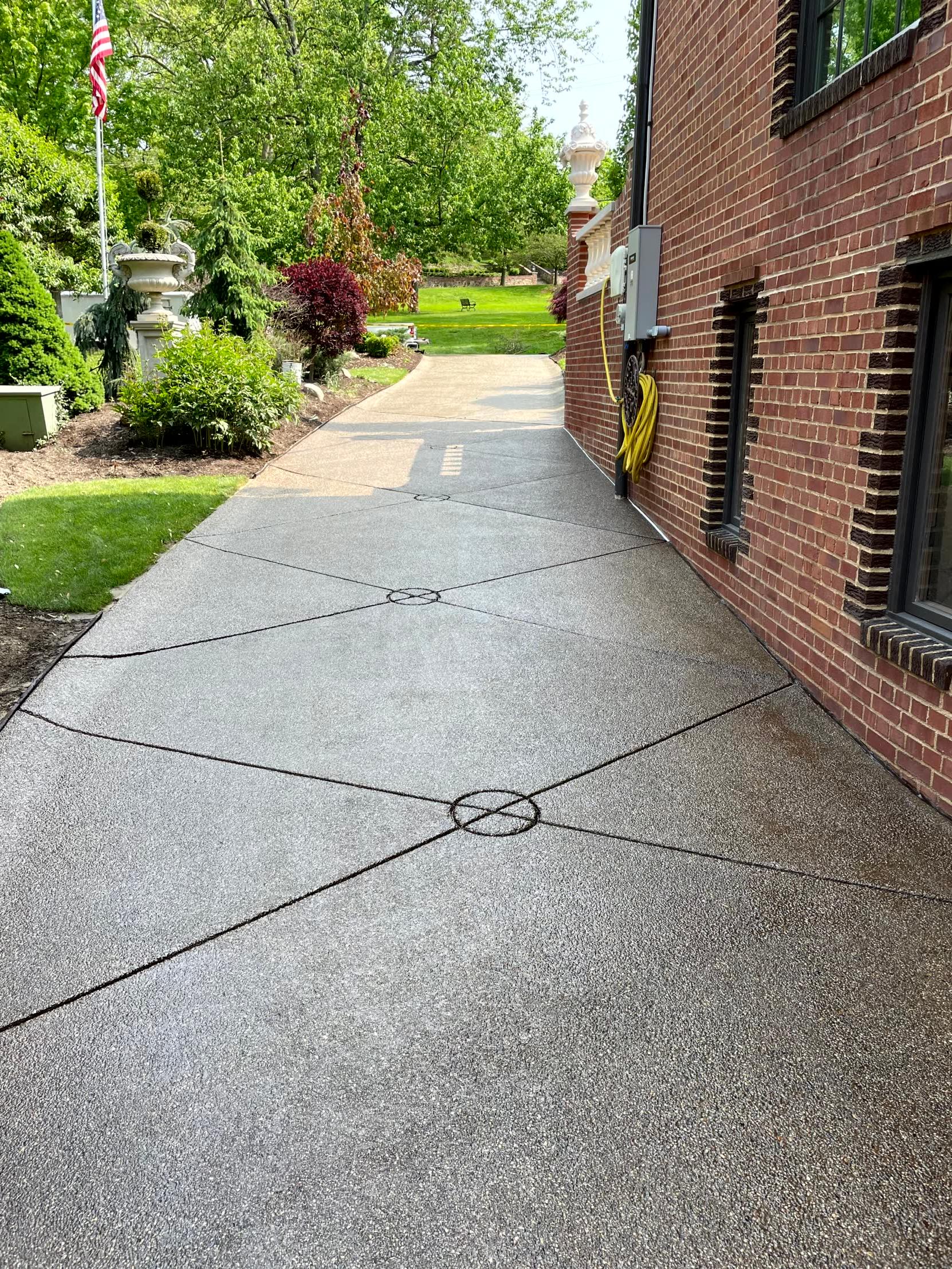 Exposed Aggregate House Walkway