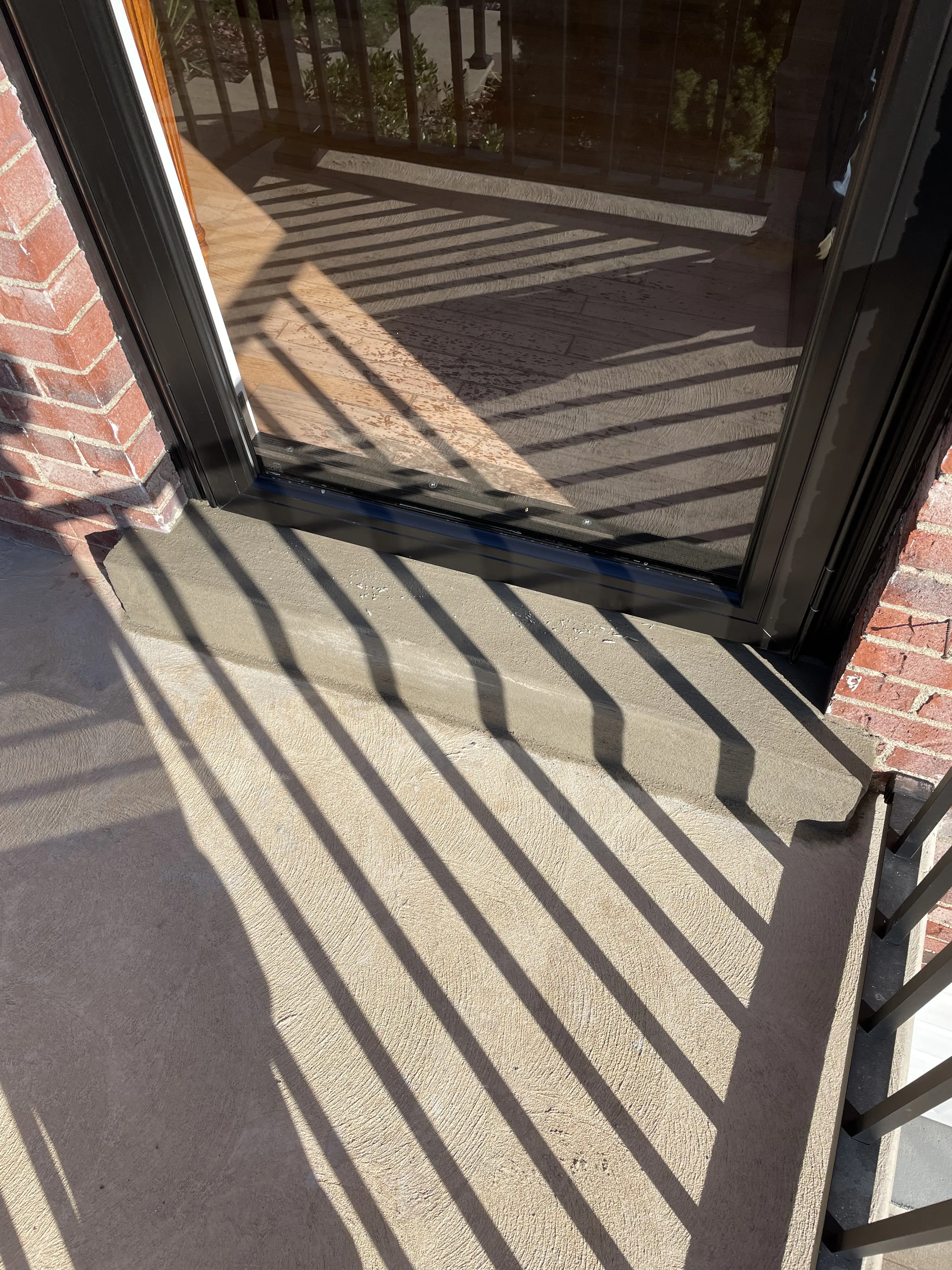 New Concrete Porch Entrance