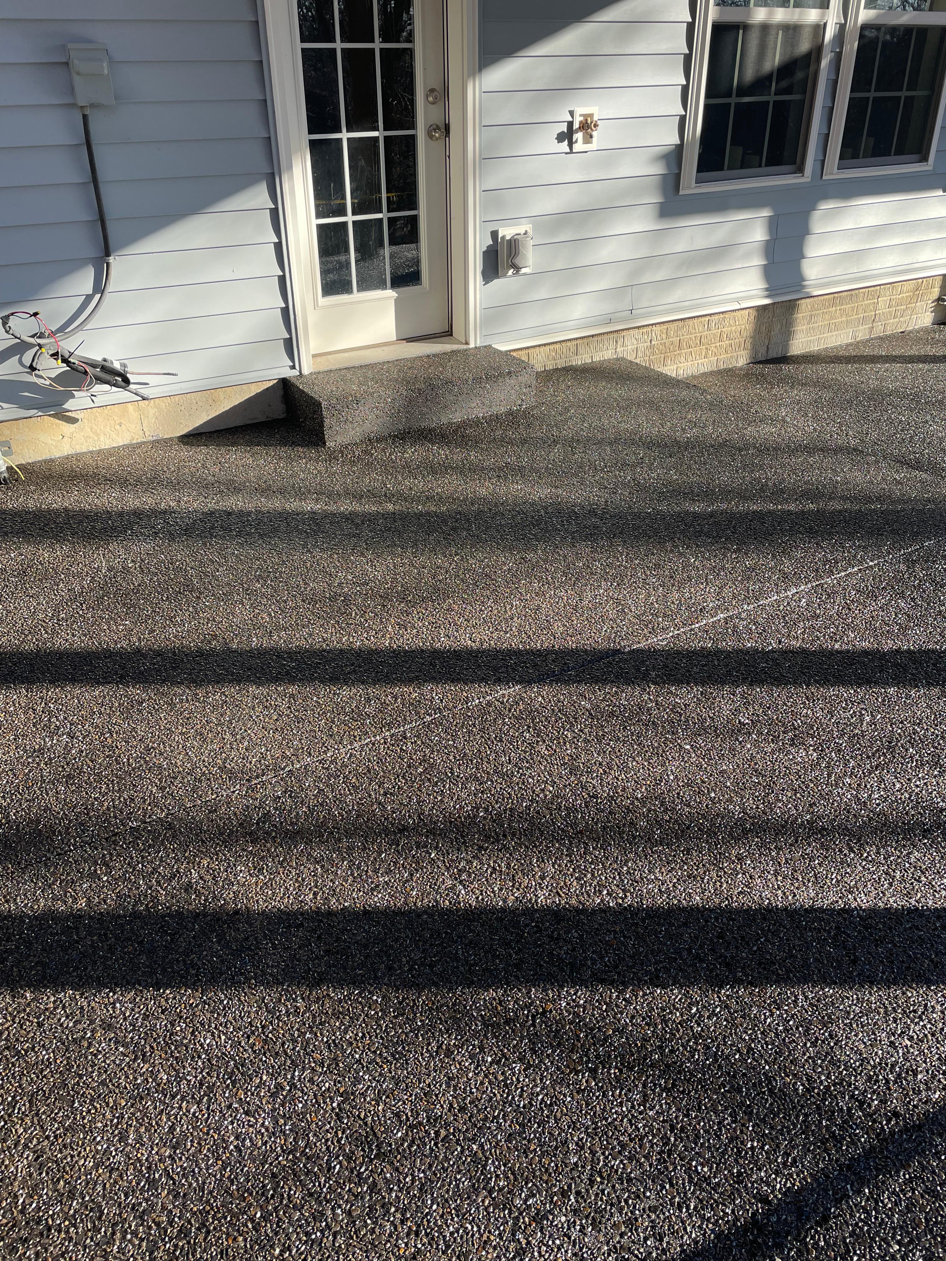 Exposed Aggregate Porch Repair