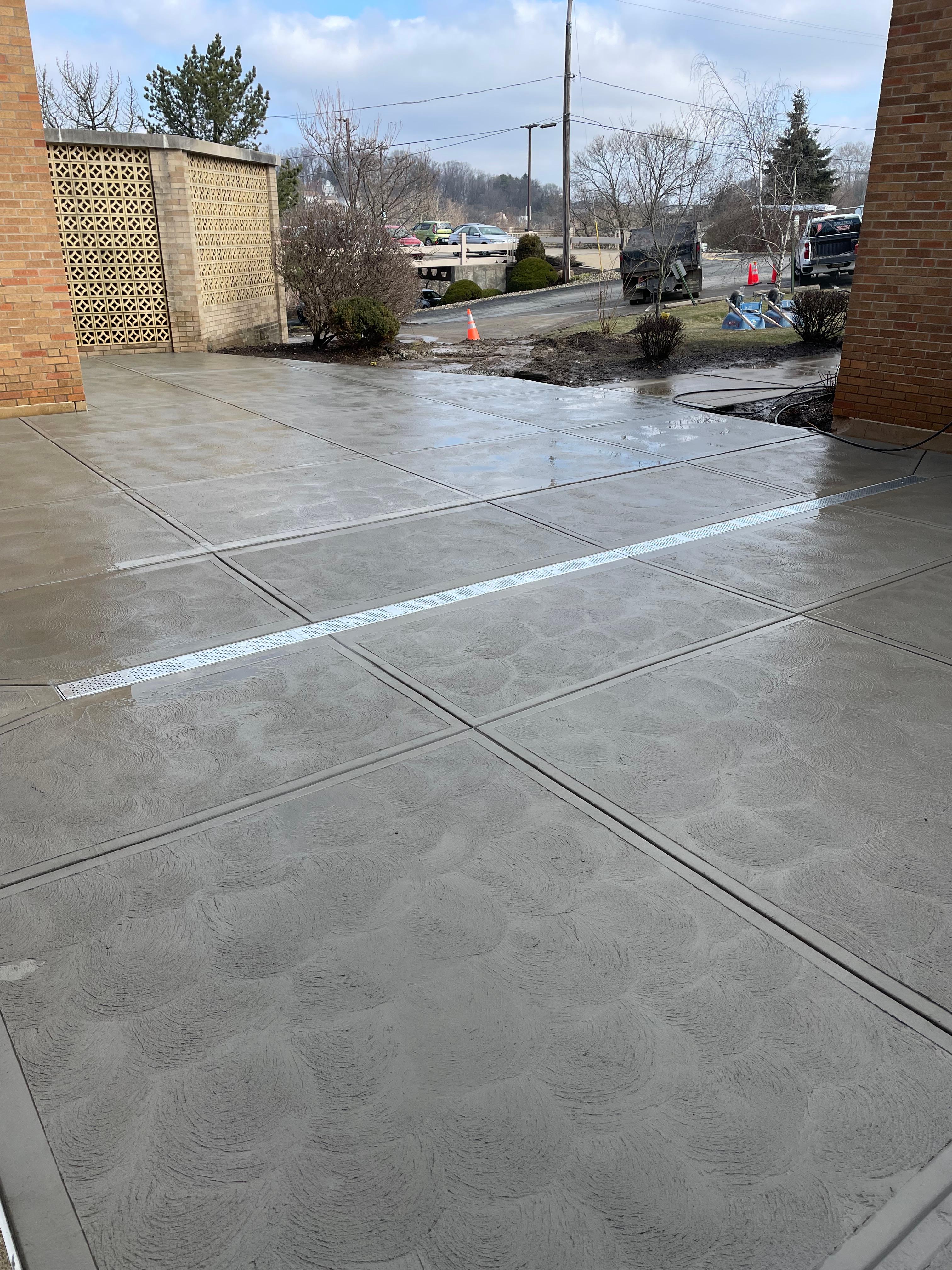 Commercial Concrete Patio