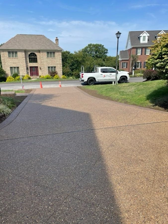 Exposed Aggregate Driveway