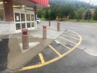 Concrete Sidewalk and Bollard Repair